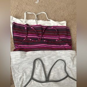 Lot of 3 lululemon tanks